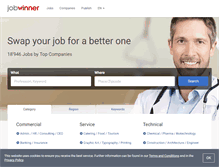Tablet Screenshot of jobwinner.ch
